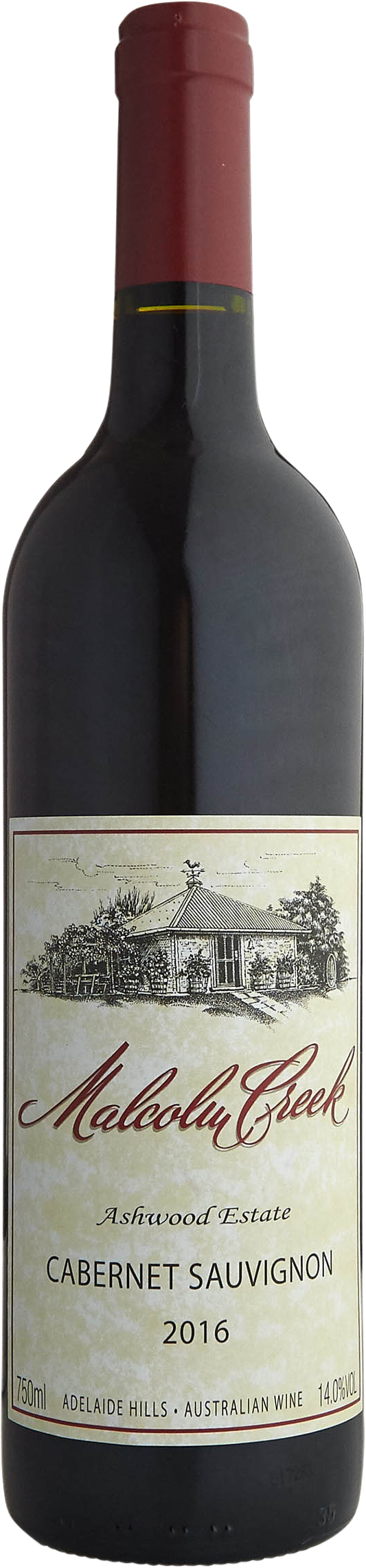 Malcolm Creek Vineyard Ashwood Estate Cabernet Sauvignon 2016 Adelaide Hills